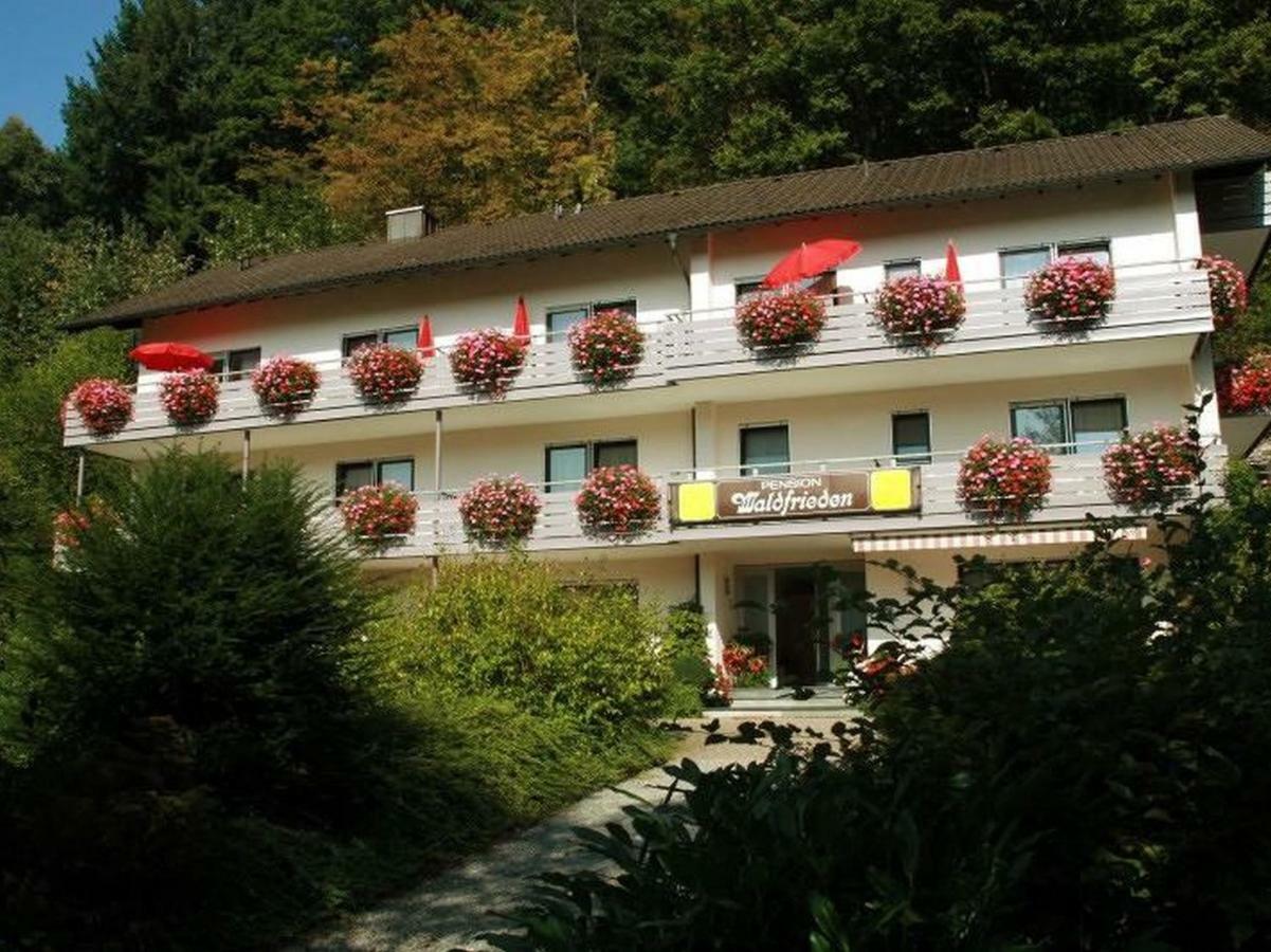 Pension Waldfrieden Oberharmersbach Exterior foto